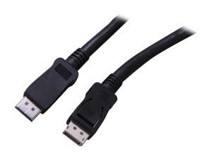 StarTech DISPLPORT50L 50 ft(15.24m) Black 1 x DisplayPort Male to 1 x DisplayPort Male DisplayPort Cable with Latches - M/M M-M StarTech DISPLPORT50L 50 ft(15.24m) Black 1 x DisplayPort Male to 1 x DisplayPort Male DisplayPort Cable with Latches - M/M M-M