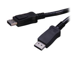 StarTech DISPLPORT15L 15 ft. Black 1 x DisplayPort Male to 1 x DisplayPort Male DisplayPort Cable with Latches M/M M-M StarTech DISPLPORT15L 15 ft. Black 1 x DisplayPort Male to 1 x DisplayPort Male DisplayPort Cable with Latches M/M M-M