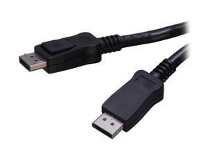 StarTech DISPLPORT15L 15 ft. Black 1 x DisplayPort Male to 1 x DisplayPort Male DisplayPort Cable with Latches M/M M-M StarTech DISPLPORT15L 15 ft. Black 1 x DisplayPort Male to 1 x DisplayPort Male DisplayPort Cable with Latches M/M M-M
