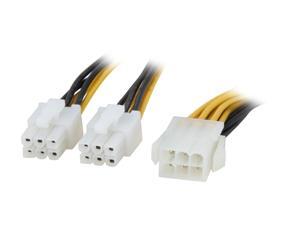 StarTech PCIEXSPLIT6 6" 6 Pin PCI Express Power Splitter Cable F-M StarTech PCIEXSPLIT6 6" 6 Pin PCI Express Power Splitter Cable F-M