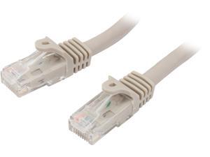 Steren N6PATCH50GR 50 ft. Cat 6A Gray Snagless UTP Patch Cable - ETL Verified Steren N6PATCH50GR 50 ft. Cat 6A Gray Snagless UTP Patch Cable - ETL Verified