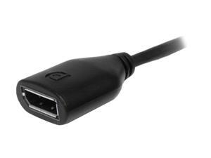 StarTech Model MDP2DPMF6IN 6" Mini DisplayPort to DisplayPort Video Cable Adapter M-F StarTech Model MDP2DPMF6IN 6" Mini DisplayPort to DisplayPort Video Cable Adapter M-F