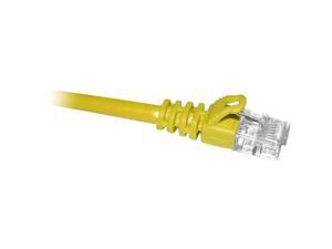 ClearLinks 05FT Cat. 5E 350HMZ Yellow Molded Snagless Patch Cable ClearLinks 05FT Cat. 5E 350HMZ Yellow Molded Snagless Patch Cable