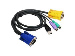 Iogear PS/2-USB KVM Cable - 6ft Iogear PS/2-USB KVM Cable - 6ft