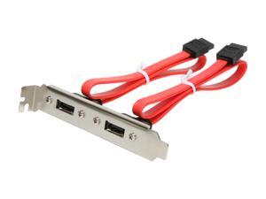 KINGWIN ESAC-02 15.63" eSATA PCI Bracket cable KINGWIN ESAC-02 15.63" eSATA PCI Bracket cable