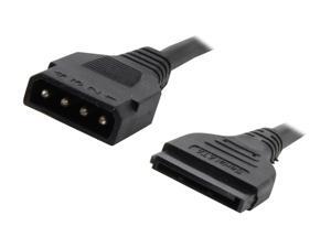 KINGWIN ML-02 5" 4 Pin Molex (M) to SATA (F) Power Adapter Cable KINGWIN ML-02 5" 4 Pin Molex (M) to SATA (F) Power Adapter Cable