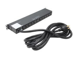 Tripp Lite Metered PDU, 30A, 12 Outlets (5-15/20R), 120 V, L5-30P, 15 ft. Cord, 1U Rack-Mount Power (PDUMH30) Tripp Lite Metered PDU, 30A, 12 Outlets (5-15/20R), 120 V, L5-30P, 15 ft. Cord, 1U Rack-Mount Power (PDUMH30)
