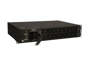 Tripp Lite PDUMH32HV Metered 2U 230V 12ft Single Phase PDU, 7.3kW, 18 outlets (C13 & C19), IEC-309 Blue 32A Input Connection Tripp Lite PDUMH32HV Metered 2U 230V 12ft Single Phase PDU, 7.3kW, 18 outlets (C13 & C19), IEC-309 Blue 32A Input Connection
