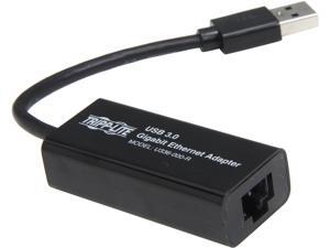 Tripp Lite U336-000-R USB 3.0 to Gigabit Ethernet Adapter, 10/100/1000 Tripp Lite U336-000-R USB 3.0 to Gigabit Ethernet Adapter, 10/100/1000