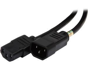 Tripp Lite Model P004-005-13A 5 ft. Black 16AWG SJT, 13A, 100-250V IEC-320-C14 to IEC-320-C13 Power Cord M-F Tripp Lite Model P004-005-13A 5 ft. Black 16AWG SJT, 13A, 100-250V IEC-320-C14 to IEC-320-C13 Power Cord M-F