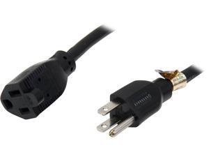 Tripp Lite Model P024-010 10 ft. Black 14AWG x 3C, SJT, 15A, 120V NEMA 5-15R to NEMA 5-15P Power Extension Cord F-M Tripp Lite Model P024-010 10 ft. Black 14AWG x 3C, SJT, 15A, 120V NEMA 5-15R to NEMA 5-15P Power Extension Cord F-M