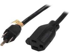Tripp Lite Model P024-010-13A 10 ft. Black 16AWG x 3C, SJT, 13A, 120V NEMA 5-15R to NEMA 5-15P Power Extension Cord Female to Male Tripp Lite Model P024-010-13A 10 ft. Black 16AWG x 3C, SJT, 13A, 120V NEMA 5-15R to NEMA 5-15P Power Extension Cord Female to Male