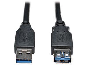 Tripp Lite U324-006-BK 6 ft. Black SuperSpeed Extension Cable AA Tripp Lite U324-006-BK 6 ft. Black SuperSpeed Extension Cable AA