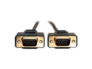Tripp Lite P512-015 15 ft. VGA Monitor Gold Cable Molded Shielded HD15 Tripp Lite P512-015 15 ft. VGA Monitor Gold Cable Molded Shielded HD15