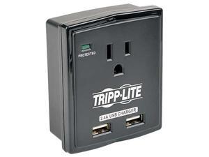 Tripp Lite SK10USB Protect It! 1-Outlet Surge Protector, Direct Plug-In, 1080 Joules, 2 USB Charging Ports 2.4A Tripp Lite SK10USB Protect It! 1-Outlet Surge Protector, Direct Plug-In, 1080 Joules, 2 USB Charging Ports 2.4A