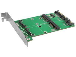 VANTEC UGT-MST210 Multi-size Dual mSATA to Two SATA III Port Converter Kit VANTEC UGT-MST210 Multi-size Dual mSATA to Two SATA III Port Converter Kit