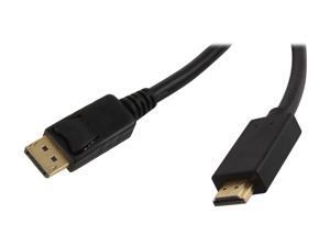 BYTECC DPHM-10 10 ft. Black Display Port to HDMI® Cable M-M BYTECC DPHM-10 10 ft. Black Display Port to HDMI® Cable M-M