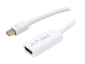 PNY A-DM-HD-W01 Mini DisplayPort (male) to HDMI Adapter (female) PNY A-DM-HD-W01 Mini DisplayPort (male) to HDMI Adapter (female)