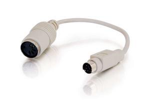 C2G 6in AT Female to PS/2 Male Keyboard Adapter Cable C2G 6in AT Female to PS/2 Male Keyboard Adapter Cable
