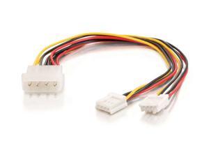 C2G 03165 10" One 5-1/4in to Two 3-1/2in Internal Power Y-Cable C2G 03165 10" One 5-1/4in to Two 3-1/2in Internal Power Y-Cable