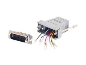 C2G 02926 RJ45 to DB15 Male Modular Adapter C2G 02926 RJ45 to DB15 Male Modular Adapter