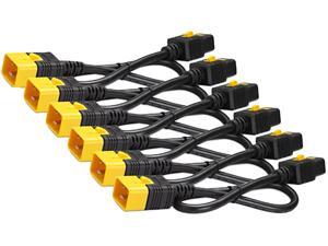 APC Model AP8714S 4 feet Power Cord Kit (6 ea), Locking, C19 to C20 APC Model AP8714S 4 feet Power Cord Kit (6 ea), Locking, C19 to C20