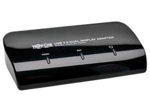 Tripp Lite U344-001-HDDVI USB 3.0 SuperSpeed to DVI and HDMI Dual Monitor Video Display Adapter Tripp Lite U344-001-HDDVI USB 3.0 SuperSpeed to DVI and HDMI Dual Monitor Video Display Adapter