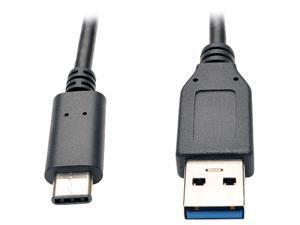 Tripp Lite USB 3.1 Gen 1 (5 Gbps) Cable, USB Type-C (USB-C) to USB Type-A M/M, 3-ft. (U428-003) Tripp Lite USB 3.1 Gen 1 (5 Gbps) Cable, USB Type-C (USB-C) to USB Type-A M/M, 3-ft. (U428-003)