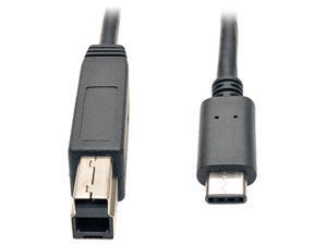 Tripp Lite USB 3.1 Gen 1 (5 Gbps) Cable, USB Type-C (USB-C) to USB 3.0 Type-B M/M, 3-ft. (U422-003) Tripp Lite USB 3.1 Gen 1 (5 Gbps) Cable, USB Type-C (USB-C) to USB 3.0 Type-B M/M, 3-ft. (U422-003)
