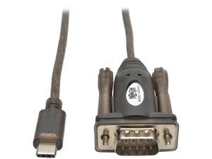 Tripp Lite Model U209-005-C 5 ft. USB-C to DB9 Serial Adapter Cable M-M Tripp Lite Model U209-005-C 5 ft. USB-C to DB9 Serial Adapter Cable M-M