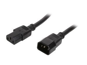 StarTech Model PXT100146 6 ft. 14 AWG Computer Power Cord Extension - C14 to C13 StarTech Model PXT100146 6 ft. 14 AWG Computer Power Cord Extension - C14 to C13