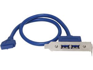 StarTech USB3SPLATELP 2 Port USB 3.0 A Female Low Profile Slot Plate Adapter StarTech USB3SPLATELP 2 Port USB 3.0 A Female Low Profile Slot Plate Adapter