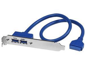 StarTech USB3SPLATE 2 Port USB 3.0 A Female Slot Plate Adapter StarTech USB3SPLATE 2 Port USB 3.0 A Female Slot Plate Adapter