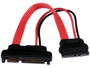StarTech 6-Inch Slimline SATA to SATA Female/Male Adapter with Power SLSATAADAP6 StarTech 6-Inch Slimline SATA to SATA Female/Male Adapter with Power SLSATAADAP6