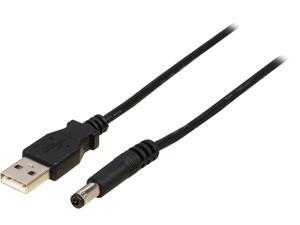 StarTech USB2TYPEM2M 2m USB to Type M Barrel Cable - USB to 5.5mm 5V DC Cable StarTech USB2TYPEM2M 2m USB to Type M Barrel Cable - USB to 5.5mm 5V DC Cable
