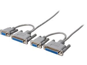 StarTech.com 6 ft DB9-DB25 Laplink Serial Cable StarTech.com 6 ft DB9-DB25 Laplink Serial Cable