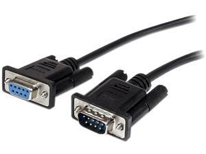 StarTech.com 1m Black Straight Through DB9 RS232 Serial Cable - M/F StarTech.com 1m Black Straight Through DB9 RS232 Serial Cable - M/F