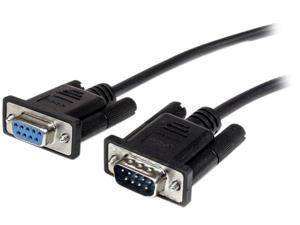 StarTech.com 1m Black Straight Through DB9 RS232 Serial Cable - M/F StarTech.com 1m Black Straight Through DB9 RS232 Serial Cable - M/F
