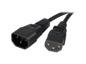 StarTech.com 3 ft 14AWG Computer Power Cord Extension - C14 to C13 Power Cable StarTech.com 3 ft 14AWG Computer Power Cord Extension - C14 to C13 Power Cable
