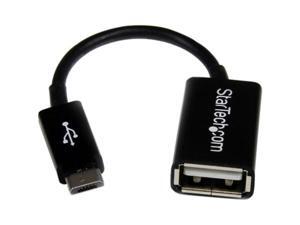 StarTech UUSBOTG 5in Micro USB to USB OTG Host Adapter M/F StarTech UUSBOTG 5in Micro USB to USB OTG Host Adapter M/F