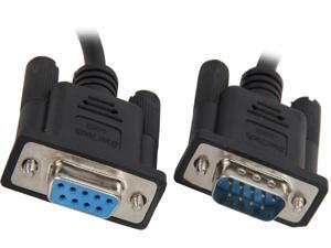 StarTech SCNM9FM2MBK 2m Black DB9 RS232 Serial Null Modem Cable F/M StarTech SCNM9FM2MBK 2m Black DB9 RS232 Serial Null Modem Cable F/M