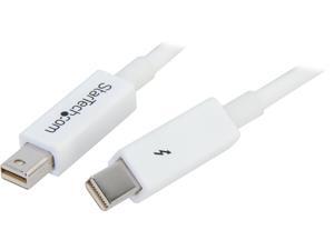 StarTech Model TBOLTMM2MW 6.6 ft. Thunderbolt Cable M-M StarTech Model TBOLTMM2MW 6.6 ft. Thunderbolt Cable M-M
