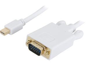 StarTech Model MDP2VGAMM3W 3 ft. White Mini DisplayPort to VGA Adapter Converter Cable M-M StarTech Model MDP2VGAMM3W 3 ft. White Mini DisplayPort to VGA Adapter Converter Cable M-M
