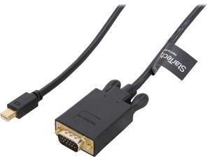 StarTech Model MDP2VGAMM6B 6 ft. Black Mini DisplayPort to VGA Adapter Converter Cable M-M StarTech Model MDP2VGAMM6B 6 ft. Black Mini DisplayPort to VGA Adapter Converter Cable M-M
