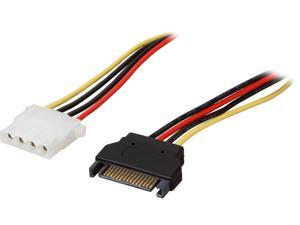 StarTech LP4SATAFM12 12" SATA to Molex LP4 Power Cable Adapter StarTech LP4SATAFM12 12" SATA to Molex LP4 Power Cable Adapter