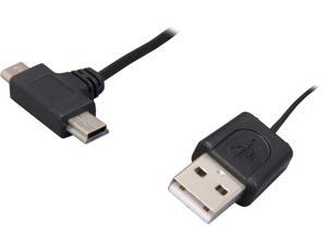 StarTech USBRETAUBMB 2.5ft Black Retractable USB Combo Cable StarTech USBRETAUBMB 2.5ft Black Retractable USB Combo Cable