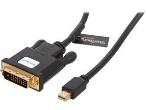 StarTech Model MDP2DVIMM3BS 3 ft. Mini DisplayPort to DVI Active Adapter Converter Cable - mDP to DVI 1920 x 1200 M-M StarTech Model MDP2DVIMM3BS 3 ft. Mini DisplayPort to DVI Active Adapter Converter Cable - mDP to DVI 1920 x 1200 M-M