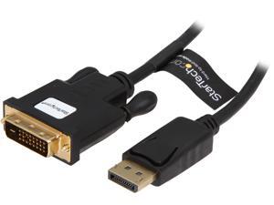 StarTech DP2DVIMM6BS 6 ft. Black isplayPort to DVI Active Adapter Converter Cable – DP to DVI 2560x1600 M-M StarTech DP2DVIMM6BS 6 ft. Black isplayPort to DVI Active Adapter Converter Cable – DP to DVI 2560x1600 M-M