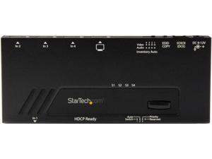 StarTech VS421HD4KA 4-Port HDMI Automatic Video Switch - 4K with Fast Switching StarTech VS421HD4KA 4-Port HDMI Automatic Video Switch - 4K with Fast Switching