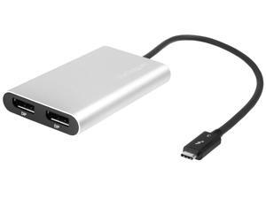 StarTech TB32DP2 Thunderbolt 3 to Dual DisplayPort Adapter - 4K 60 Hz - Windows Only Compatible - USB C Adapter - DP Adapter StarTech TB32DP2 Thunderbolt 3 to Dual DisplayPort Adapter - 4K 60 Hz - Windows Only Compatible - USB C Adapter - DP Adapter